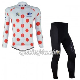 Cykeltrøje Langærmet + Cykelbukser 2017 Tour De France N003